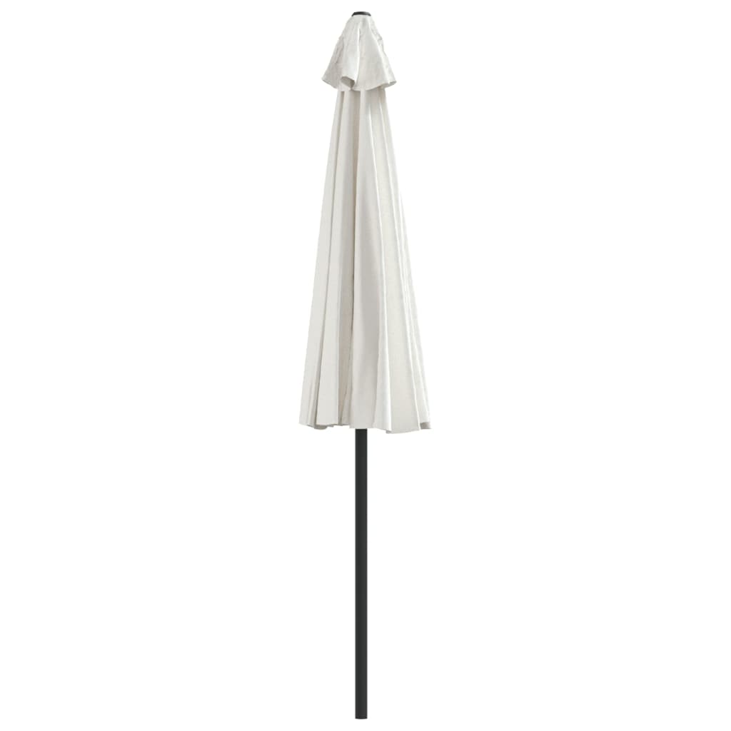 Ombrellone Balcone Palo in Alluminio Sabbia 270x144 cm a Metà - homemem39