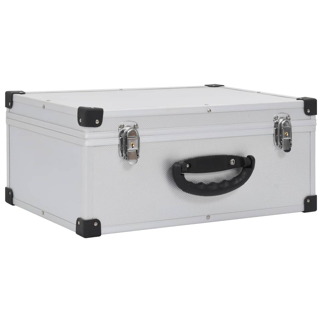 Custodia CD per 60 CD in Alluminio ABS Argento - homemem39