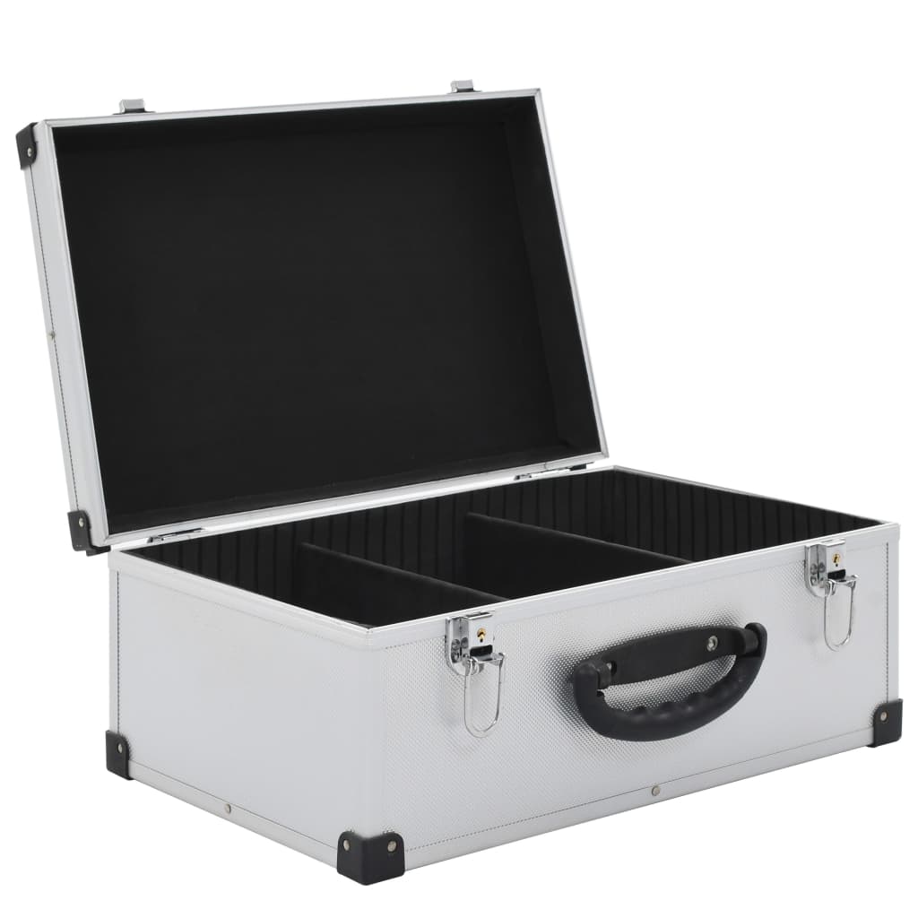 Custodia CD per 60 CD in Alluminio ABS Argento - homemem39