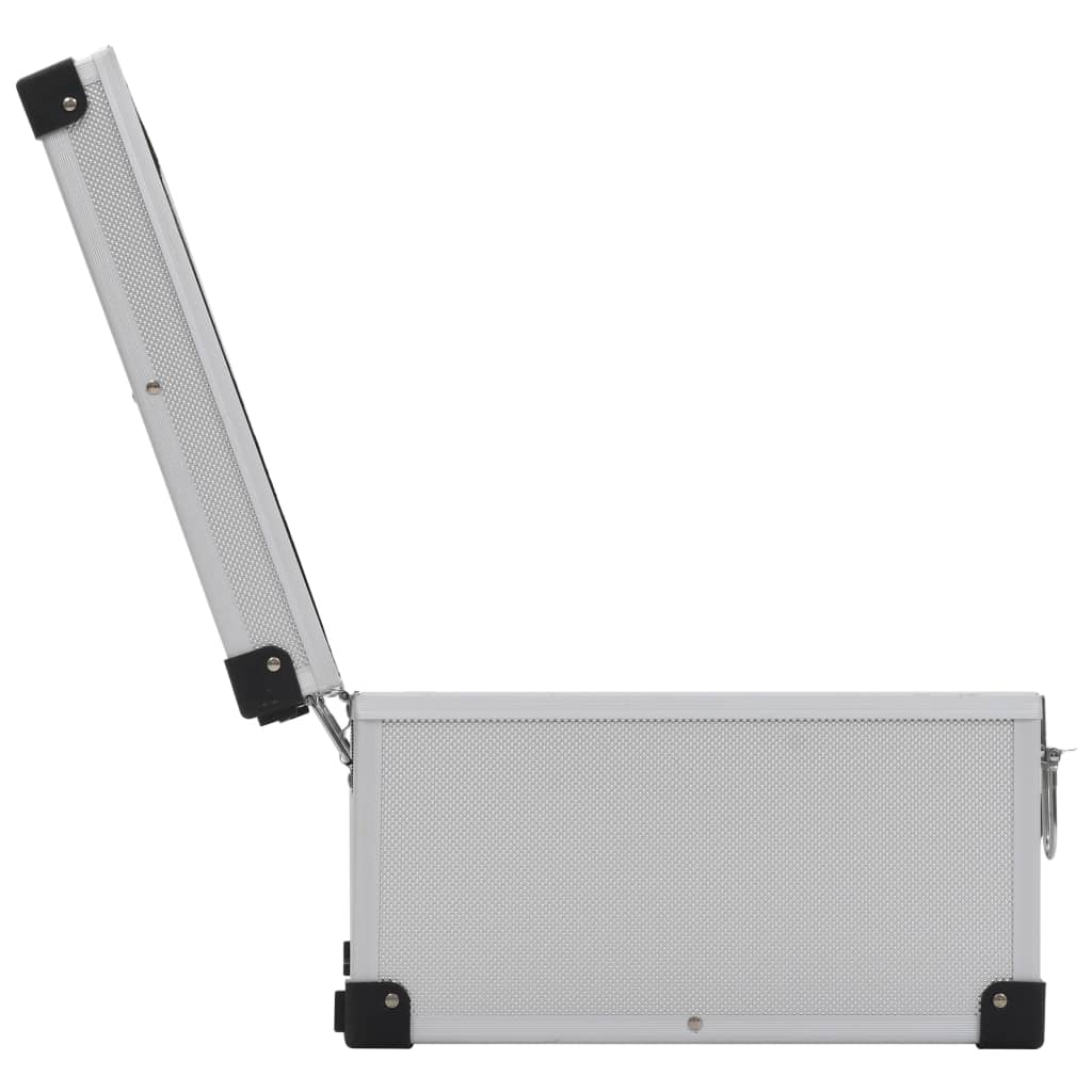 Custodia CD per 60 CD in Alluminio ABS Argento - homemem39