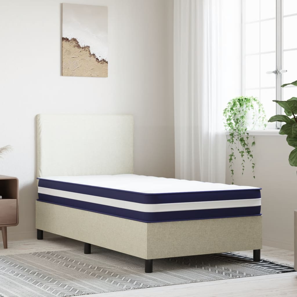 Materasso Molle Insacchettate Medio Rigido 90x190cm Single Size - homemem39