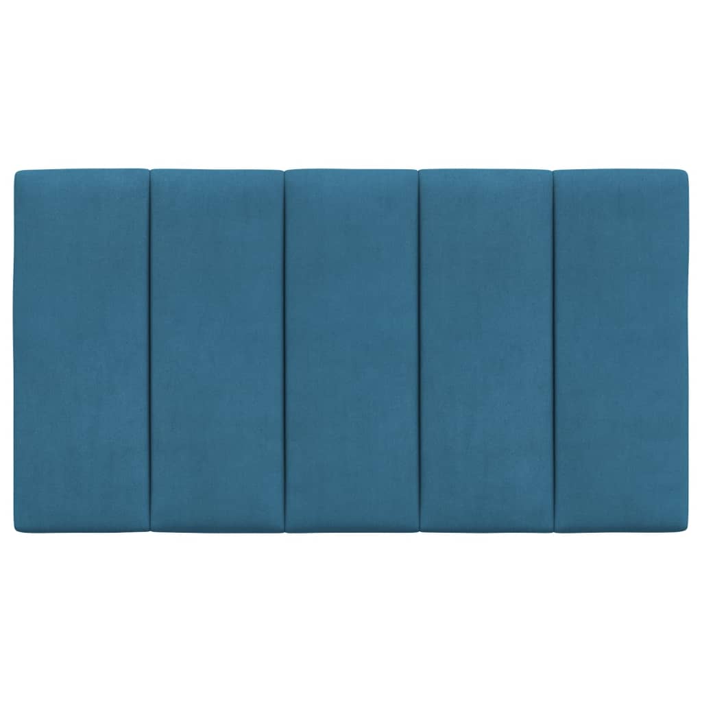 Cuscino Testiera Blu 80 cm in Velluto