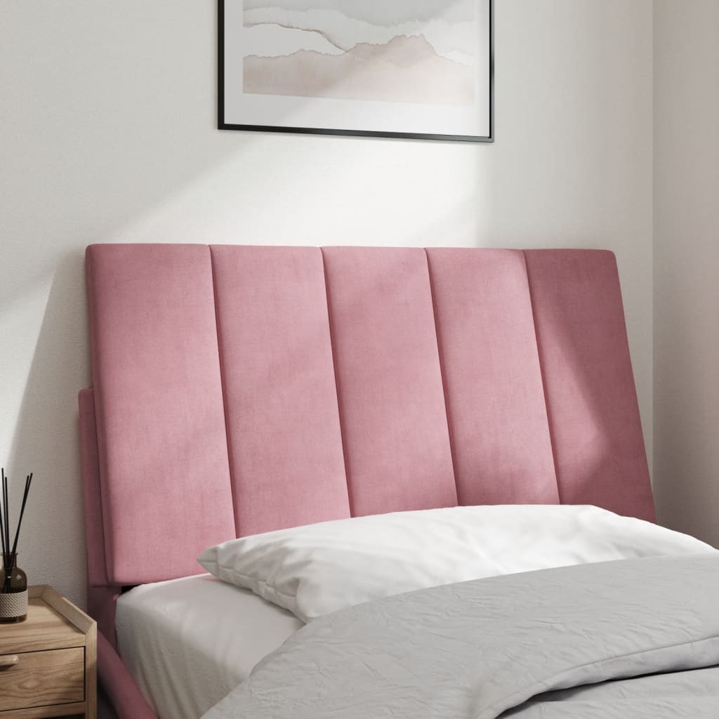 Cuscino Testiera Rosa 80 cm in Velluto
