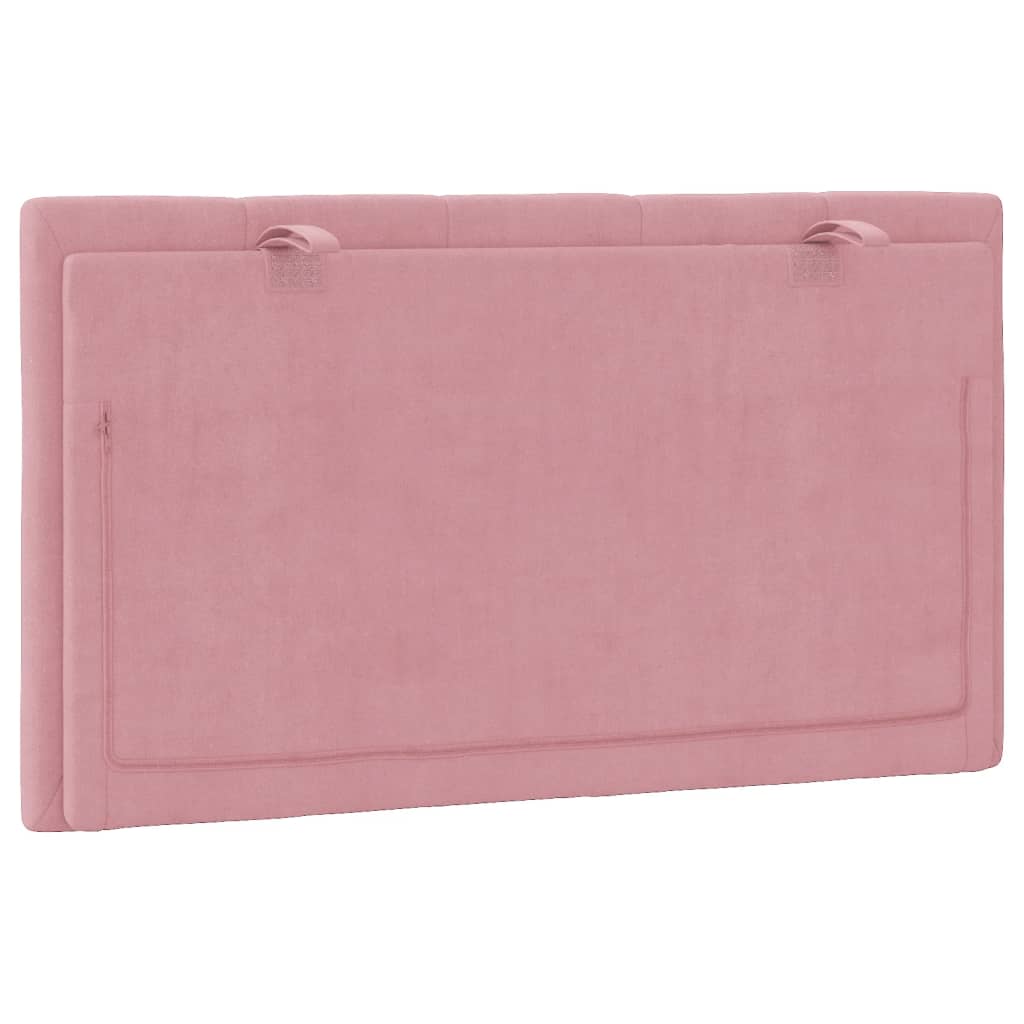 Cuscino Testiera Rosa 80 cm in Velluto