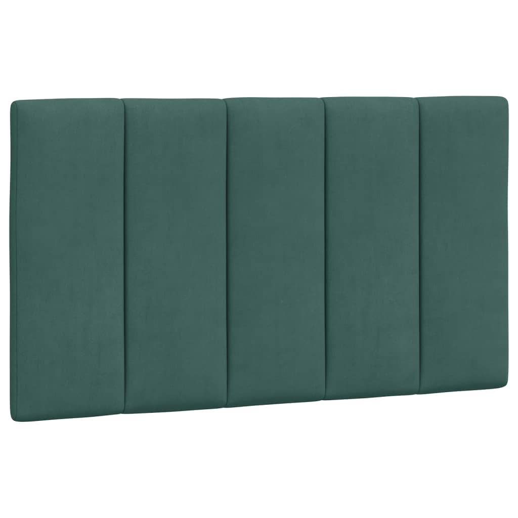 Cuscino Testiera Verde Scuro 90 cm in Velluto