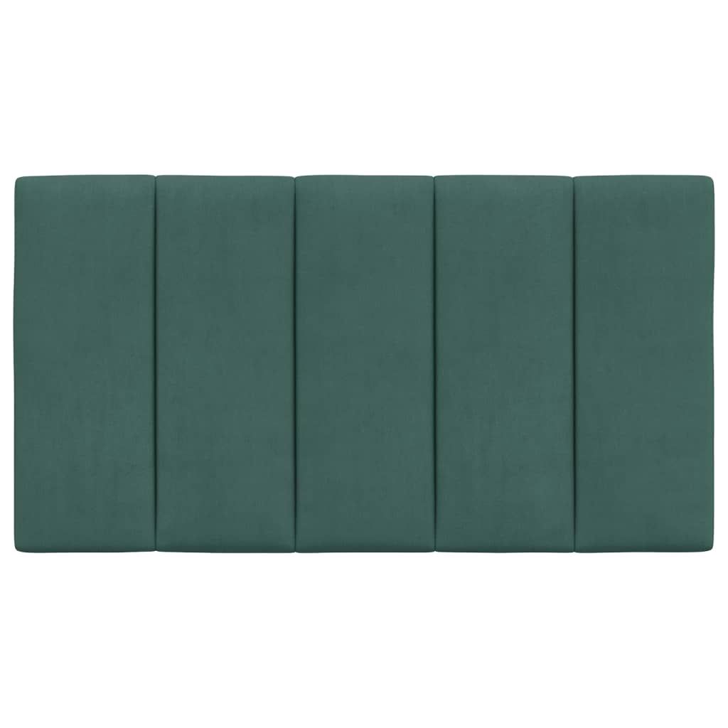 Cuscino Testiera Verde Scuro 90 cm in Velluto