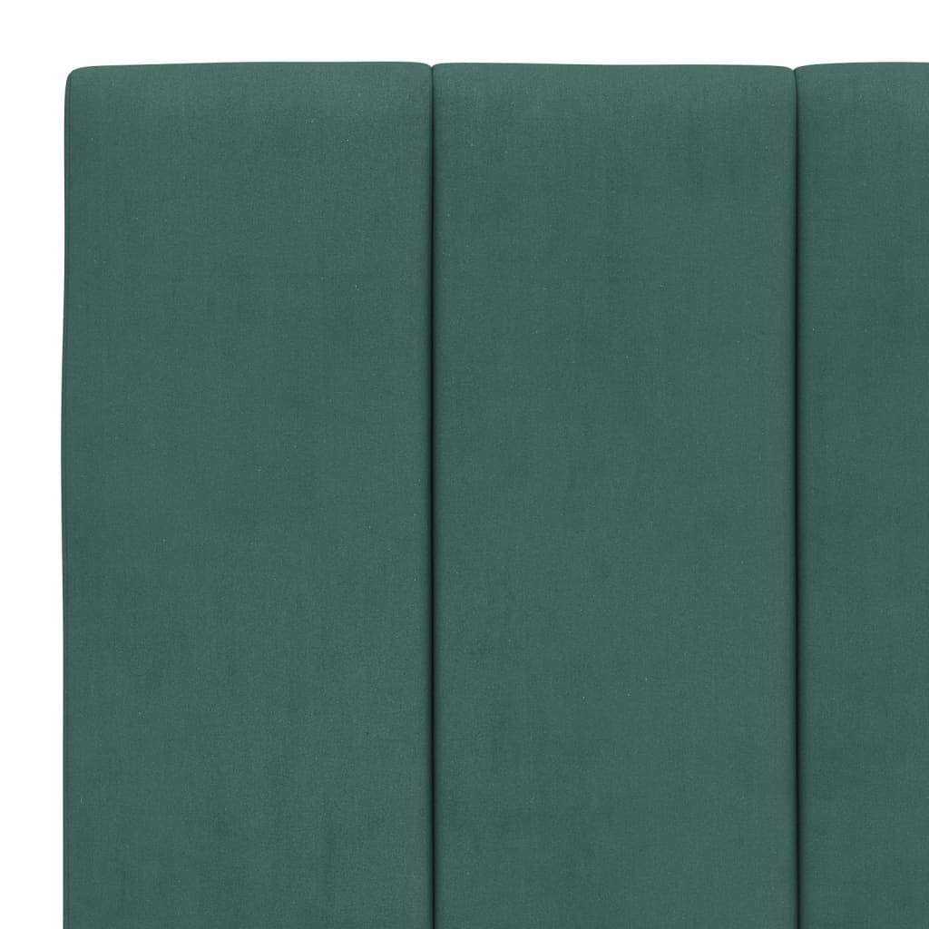 Cuscino Testiera Verde Scuro 90 cm in Velluto