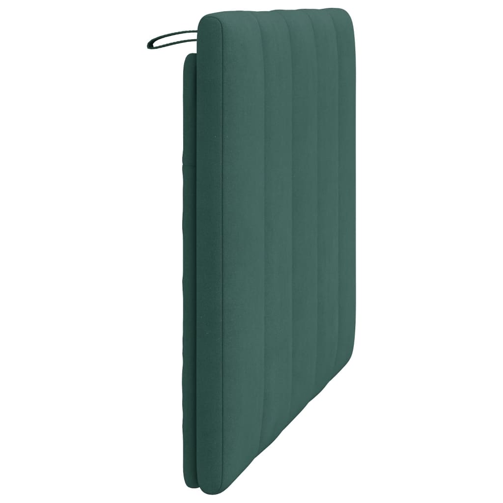 Cuscino Testiera Verde Scuro 100 cm in Velluto