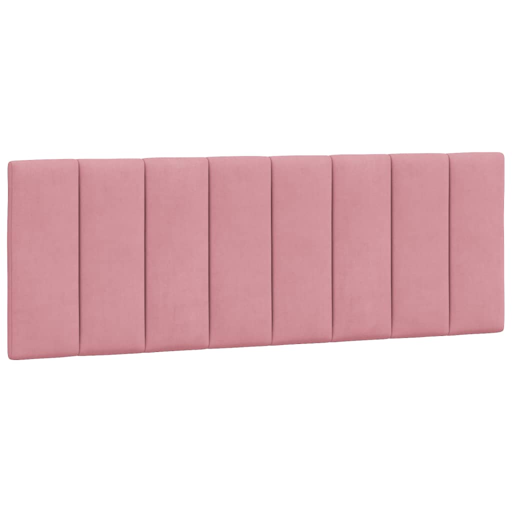Cuscino Testiera Rosa 120 cm in Velluto