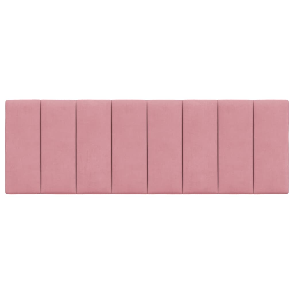 Cuscino Testiera Rosa 120 cm in Velluto