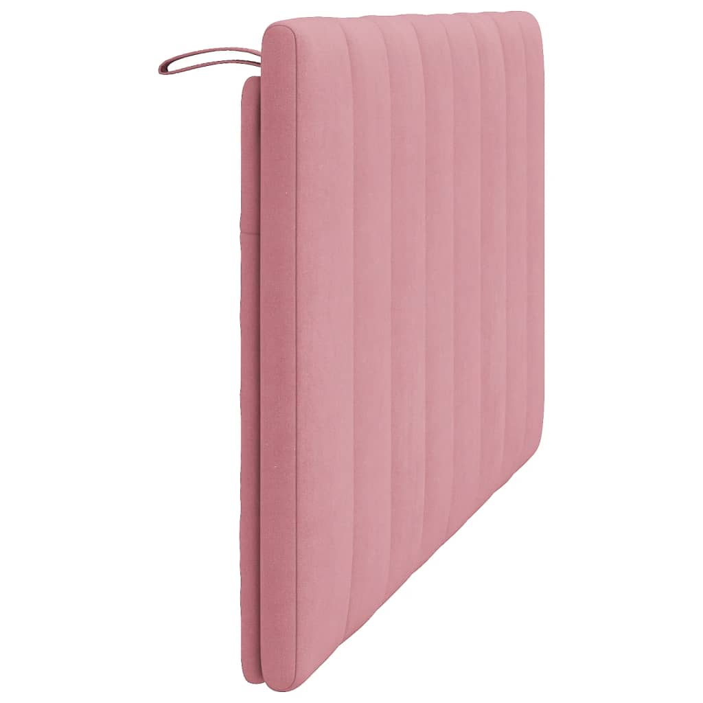 Cuscino Testiera Rosa 120 cm in Velluto