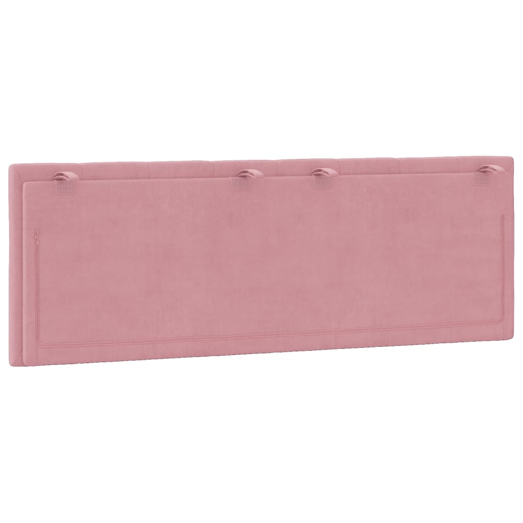 Cuscino Testiera Rosa 120 cm in Velluto