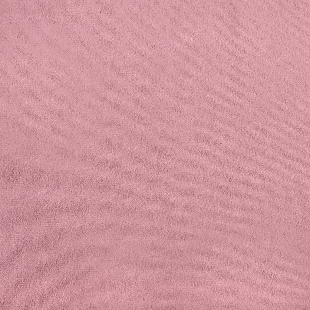 Cuscino Testiera Rosa 120 cm in Velluto