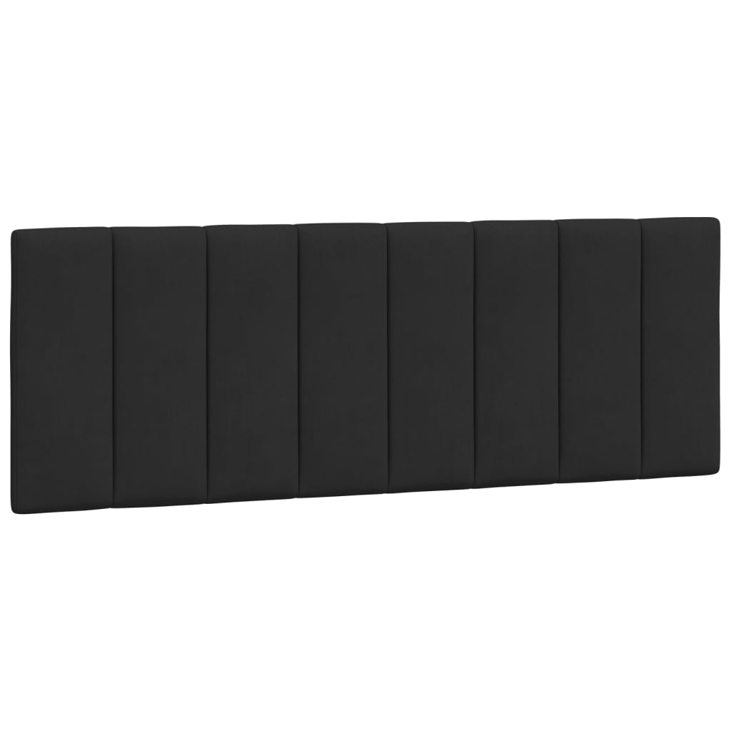 Cuscino Testiera Nero 140 cm in Velluto