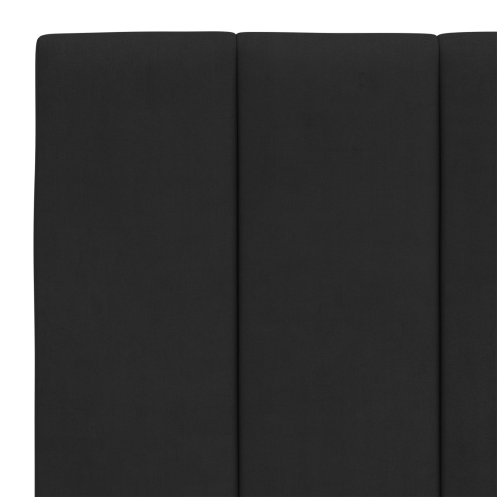 Cuscino Testiera Nero 140 cm in Velluto