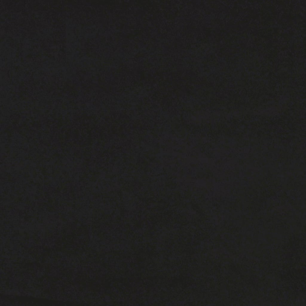 Cuscino Testiera Nero 140 cm in Velluto