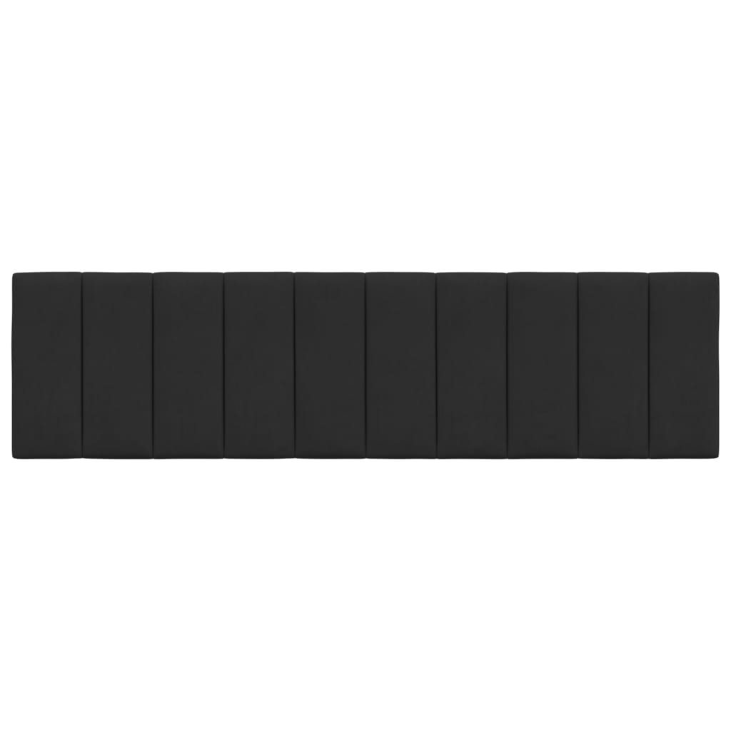Cuscino Testiera Nero 180 cm in Velluto