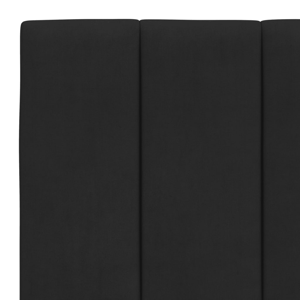 Cuscino Testiera Nero 180 cm in Velluto