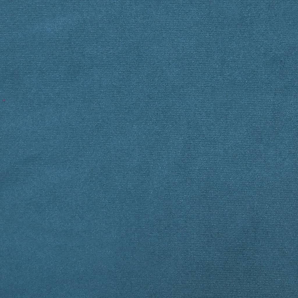 Cuscino Testiera Blu 180 cm in Velluto
