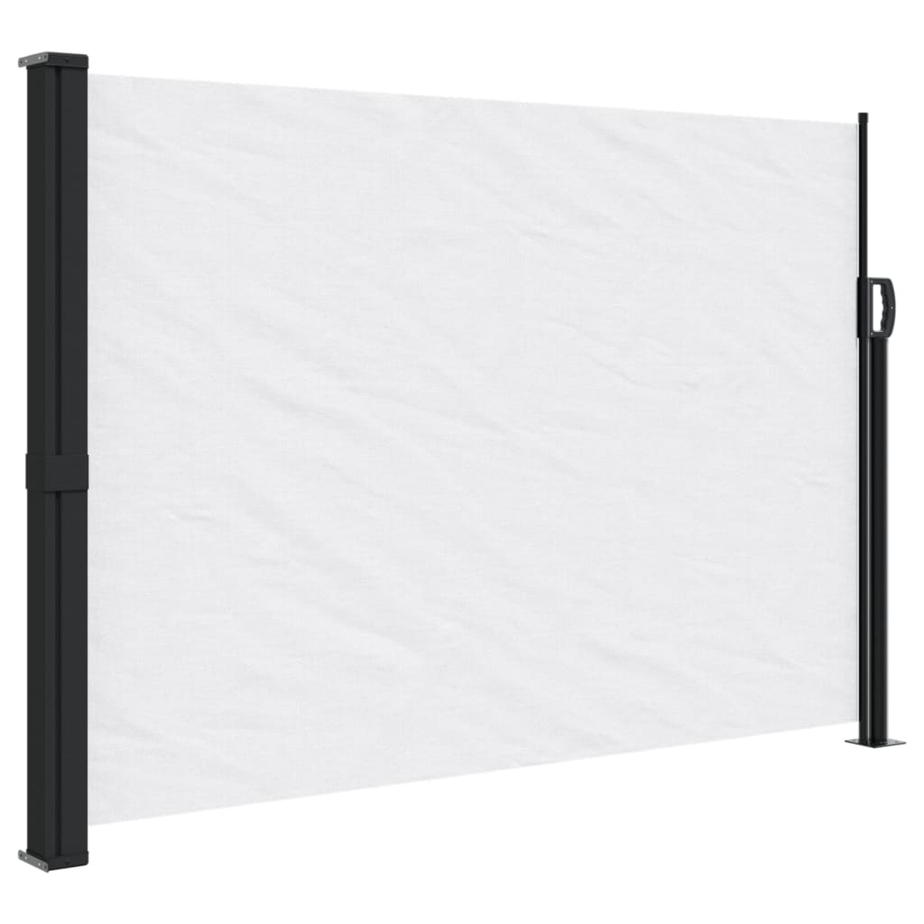 Tenda da Sole Laterale Retrattile Bianco 140x500 cm - homemem39