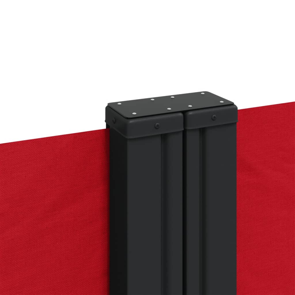Tenda da Sole Laterale Retrattile Rossa 180x1000 cm - homemem39