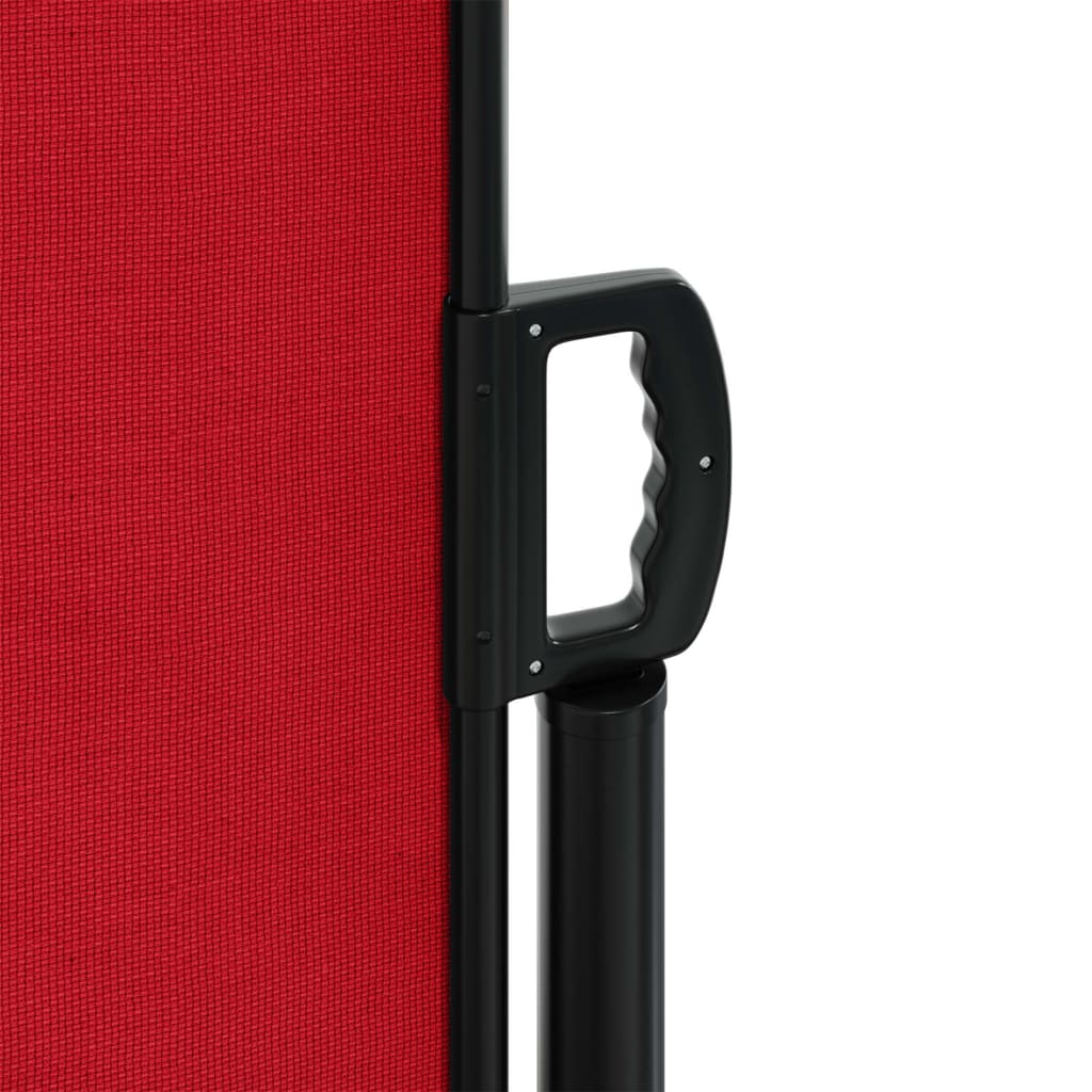 Tenda da Sole Laterale Retrattile Rossa 180x1000 cm - homemem39