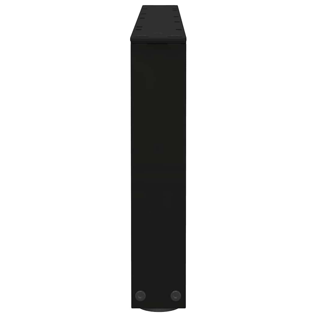 Gambe per Tavolo da Pranzo a V 2 pz Nero 70x(30-31,3)cm Acciaio - homemem39