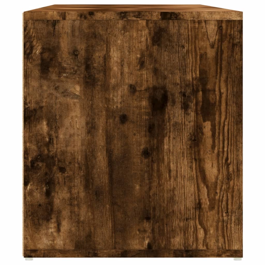 Mobile Angolare Rovere Fumo 200x40x45 cm in Truciolato - homemem39