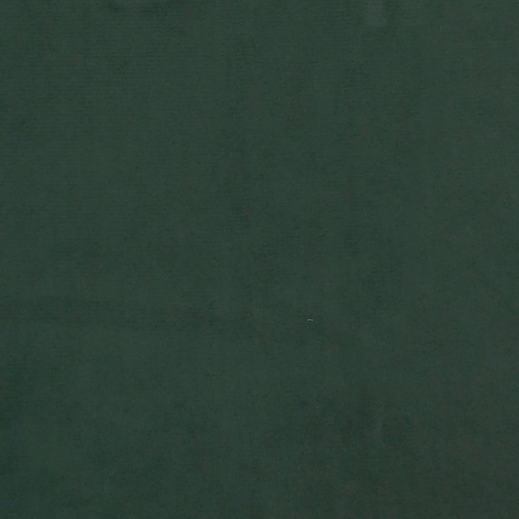 Materasso a Molle Verde Scuro 120x220x20 cm in Velluto - homemem39
