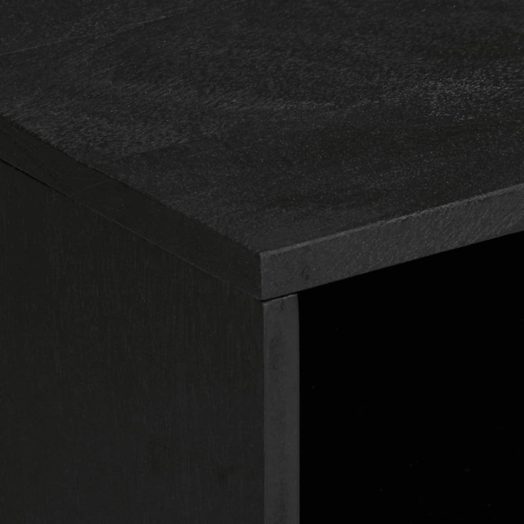 Mobile Porta TV Nero 80x33x46 cm in Legno Multistrato