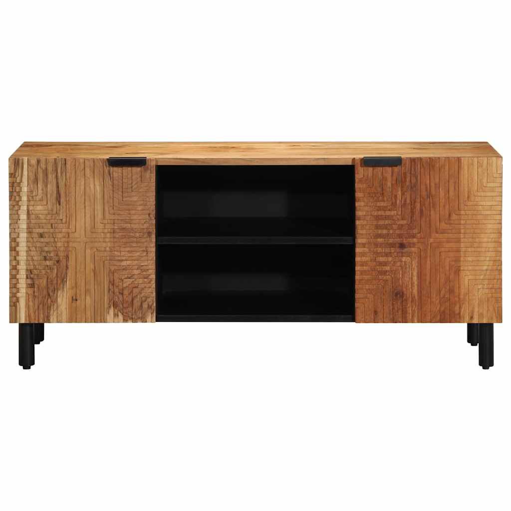 Mobile Porta TV 105x33x46 cm in Legno Massello di Acacia