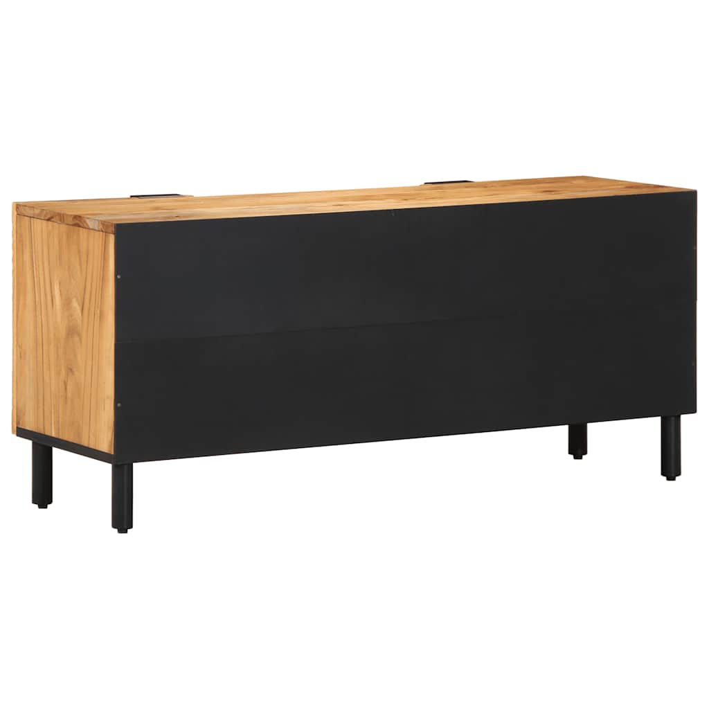 Mobile Porta TV 105x33x46 cm in Legno Massello di Acacia