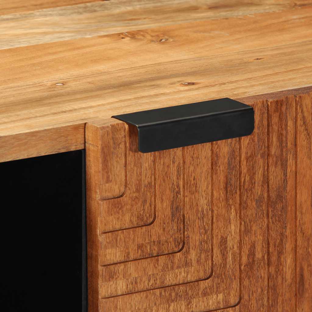 Mobile Porta TV 105x33x46 cm in Legno Massello di Acacia