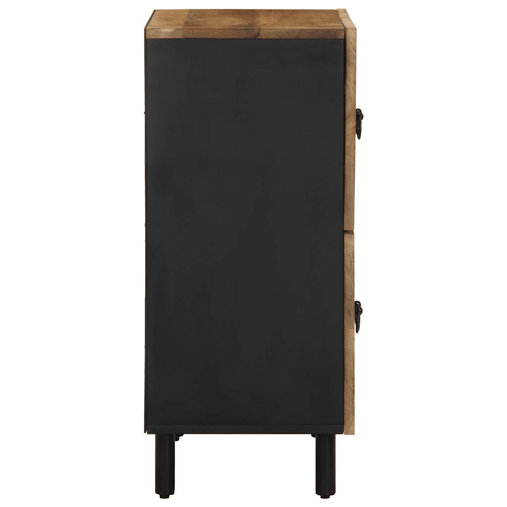 Credenza 60x33,5x75 cm in Legno Massello di Mango Grezzo