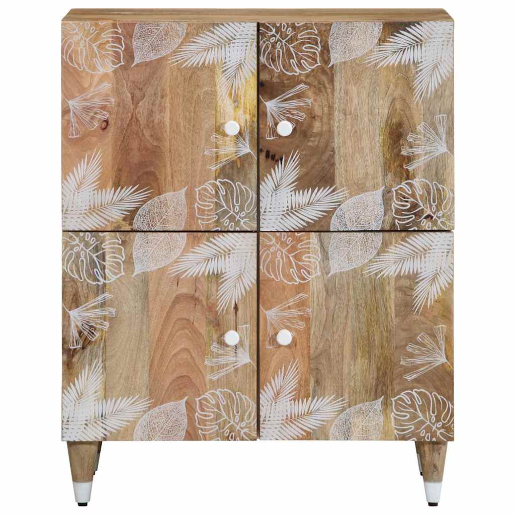 Credenza 60x33,5x75 cm in Legno Massello di Mango