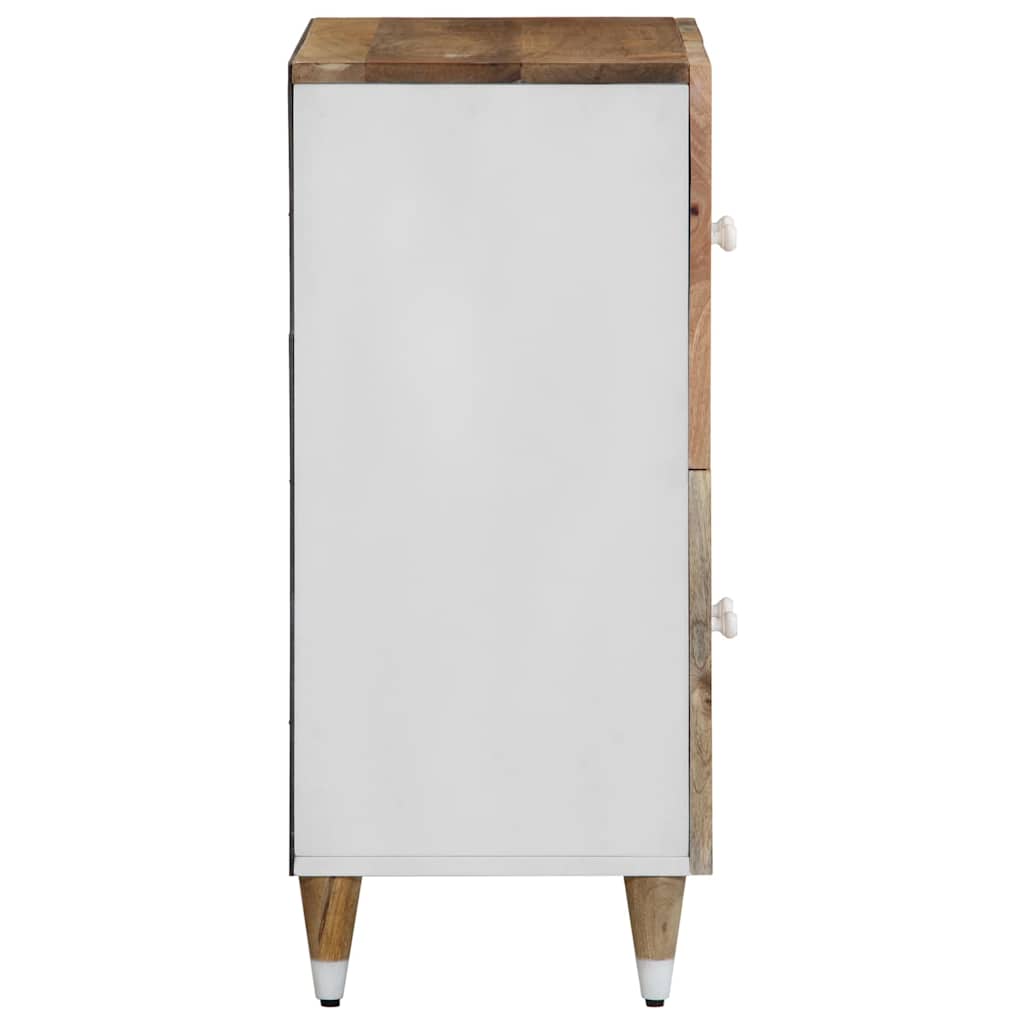 Credenza 60x33,5x75 cm in Legno Massello di Mango