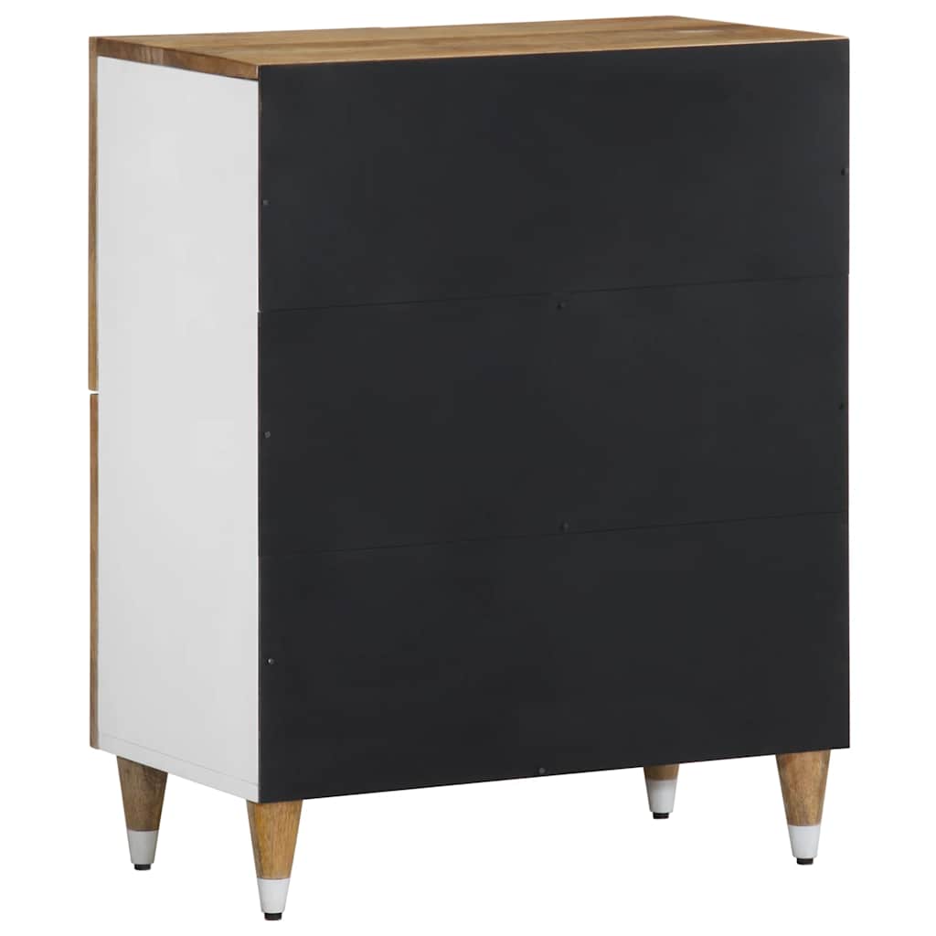 Credenza 60x33,5x75 cm in Legno Massello di Mango