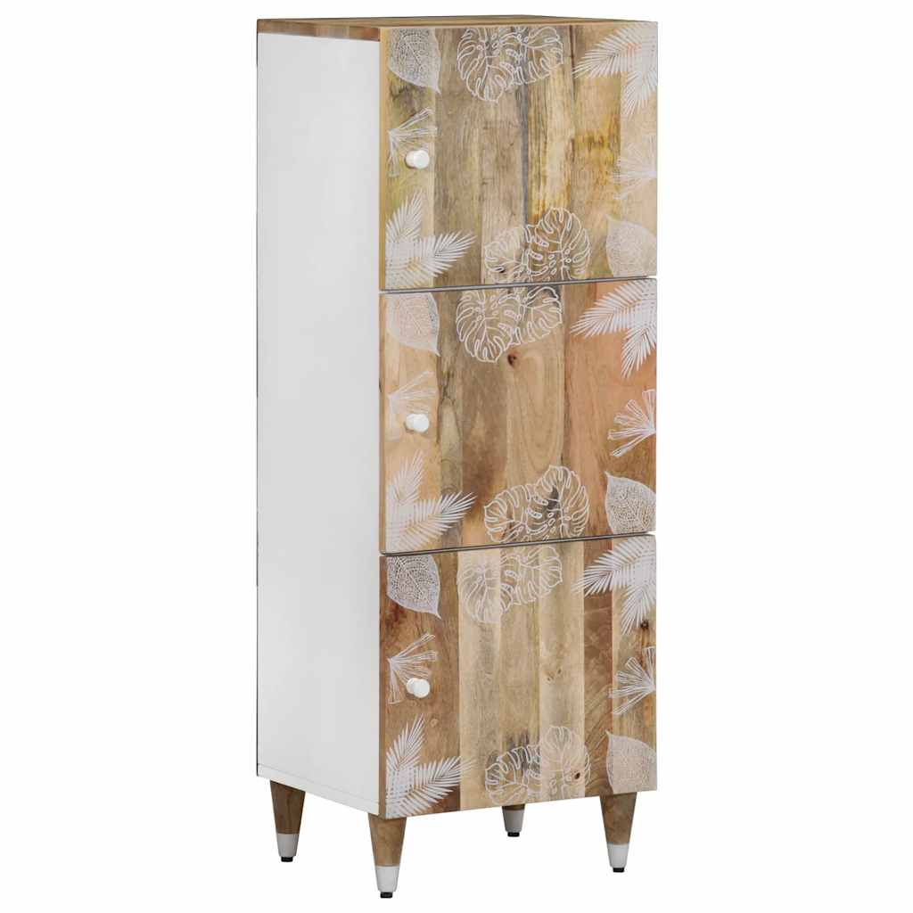 Credenza 40x33,5x110 cm in Legno Massello di Mango