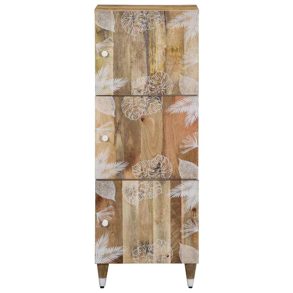 Credenza 40x33,5x110 cm in Legno Massello di Mango