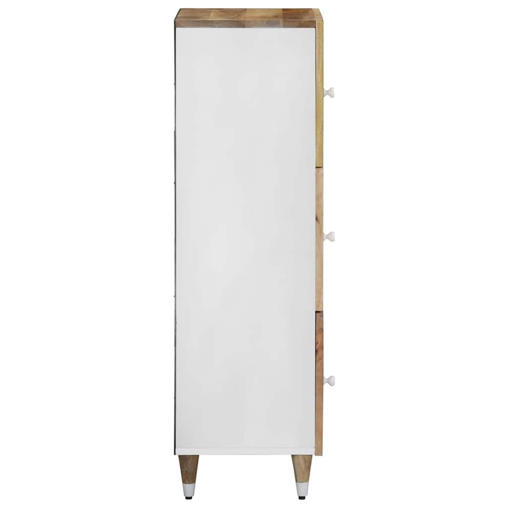 Credenza 40x33,5x110 cm in Legno Massello di Mango