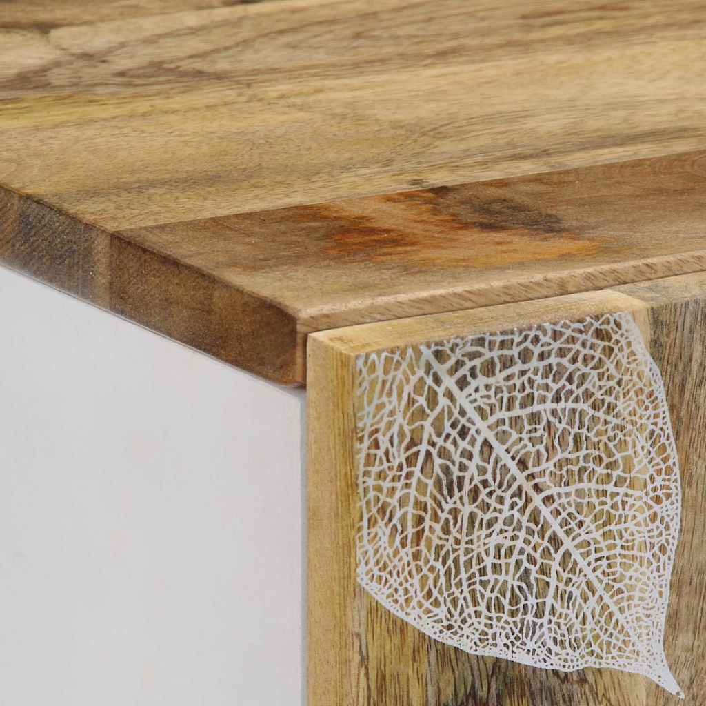 Credenza 40x33,5x110 cm in Legno Massello di Mango
