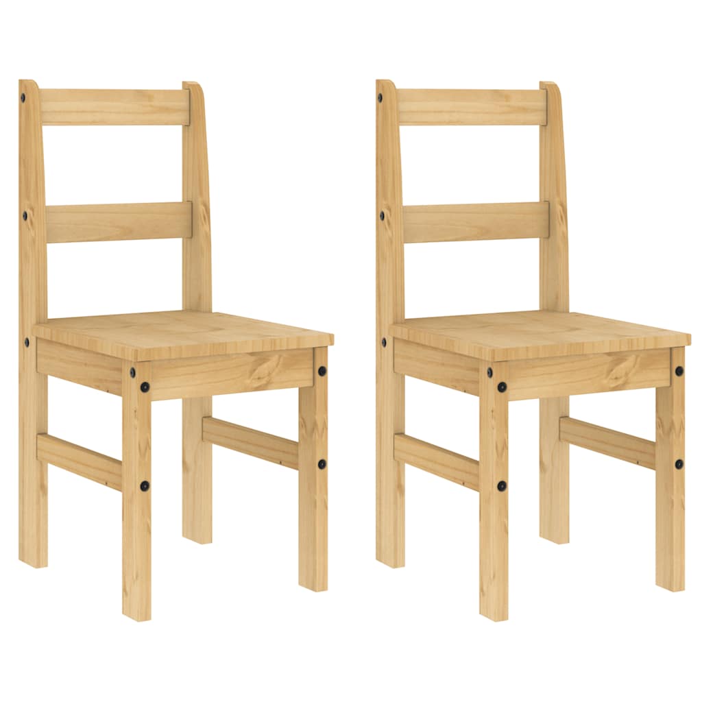 Set da Pranzo 4 pz Panama in Legno Massello di Pino - homemem39