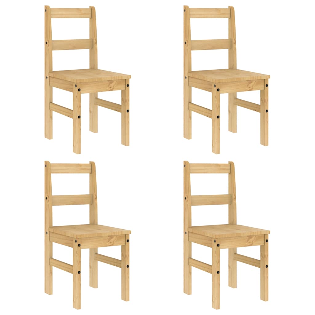 Set da Pranzo 5 pz Panama in Legno Massello di Pino - homemem39