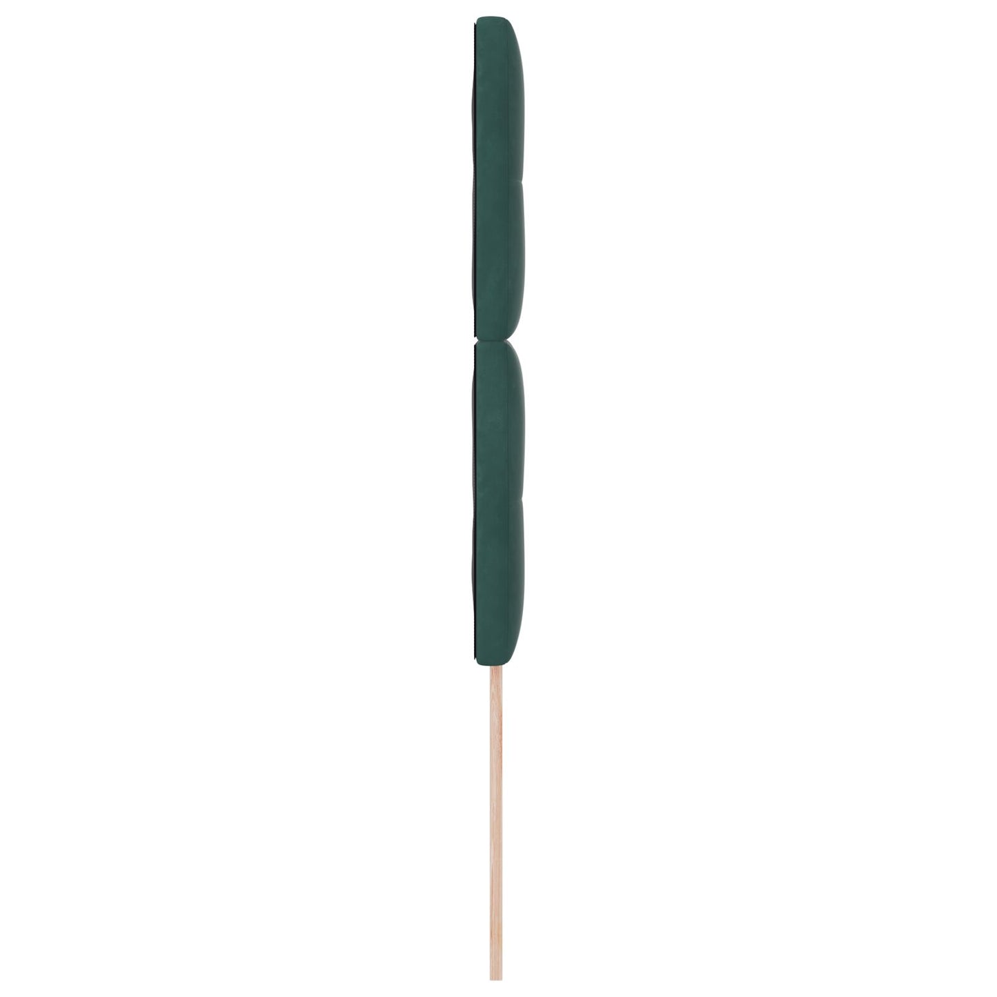 Testiera vidaXL con bottoni trapuntati Verde Scuro 90 cm in Velluto