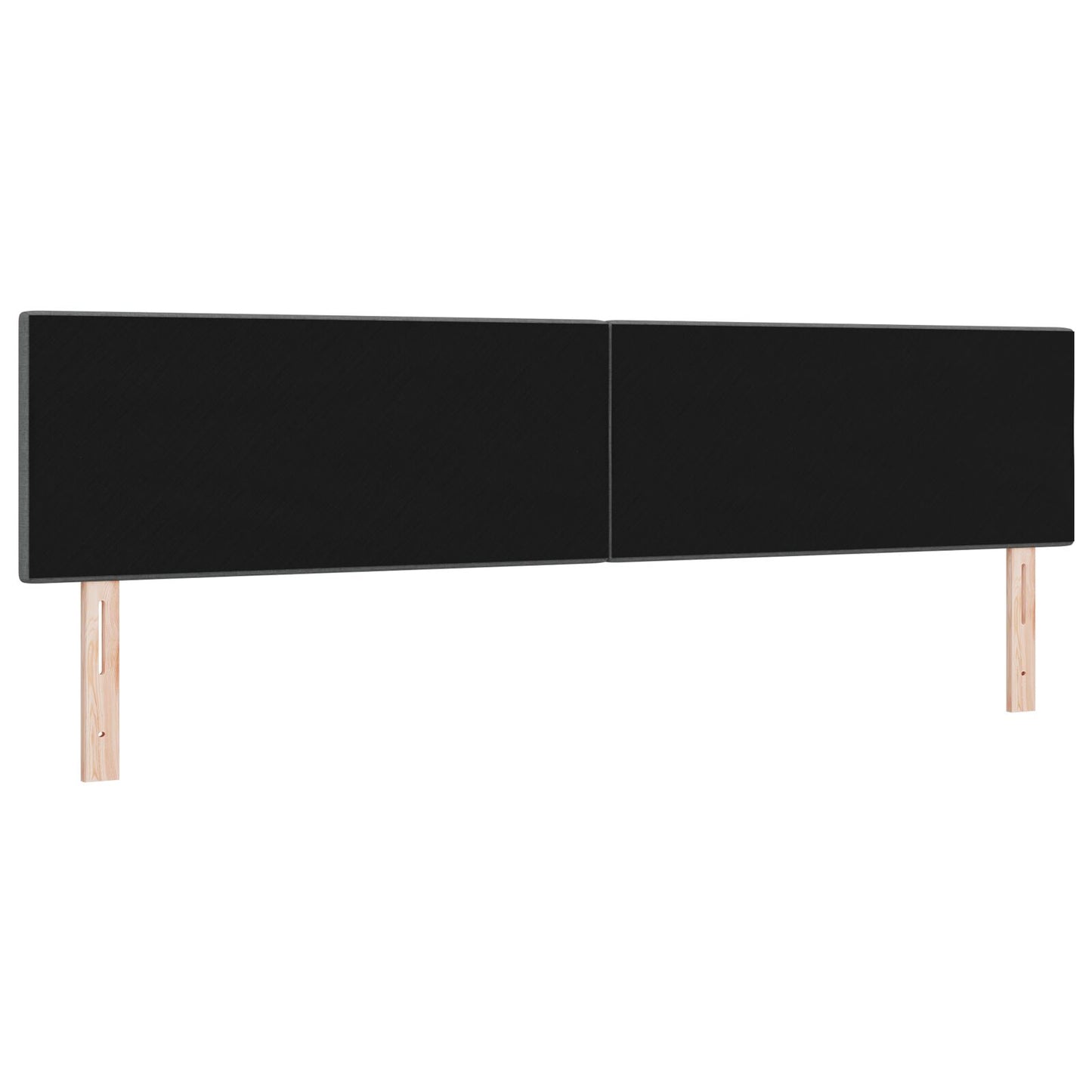 Testata LED vidaXL Button Tufted Grigio scuro 100 cm Tessuto