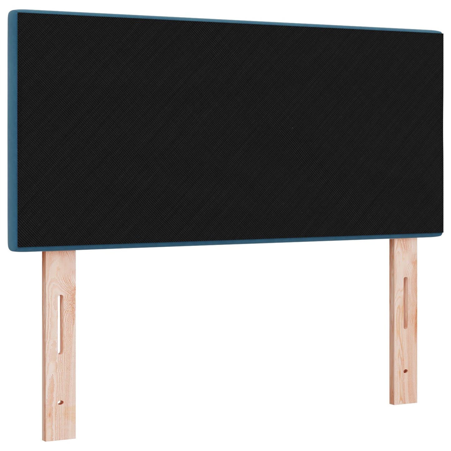 Testiera LED vidaXL con bottoni imbottiti Blu Scuro 100 cm Velluto