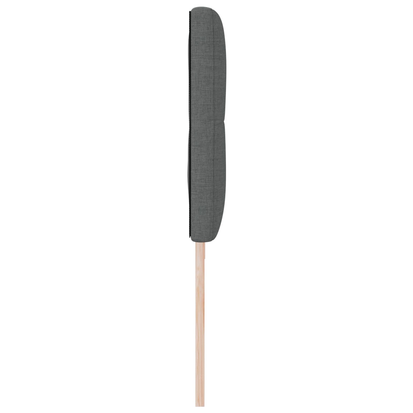 Testata LED vidaXL Button Tufted Grigio scuro 100 cm Tessuto