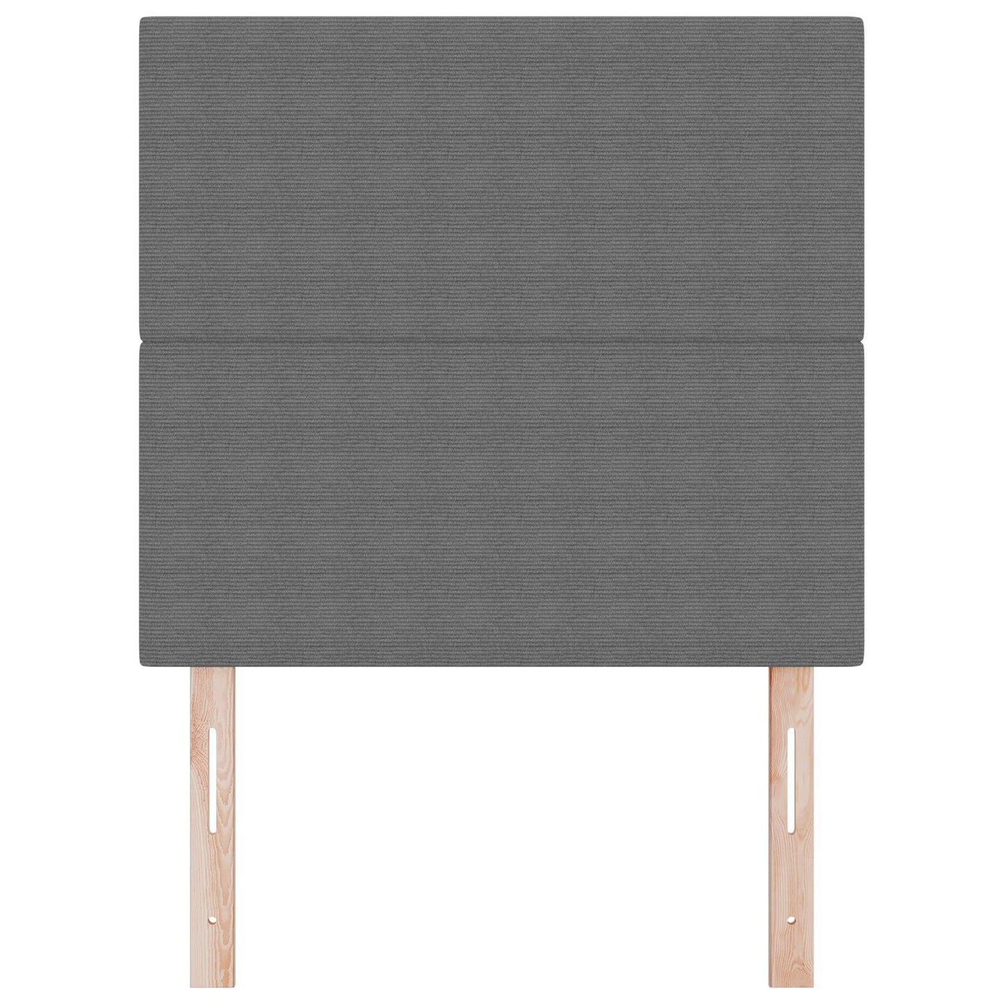 Testiera vidaXL Design Semplice Grigio Chiaro 80 cm in Tessuto Corduroy