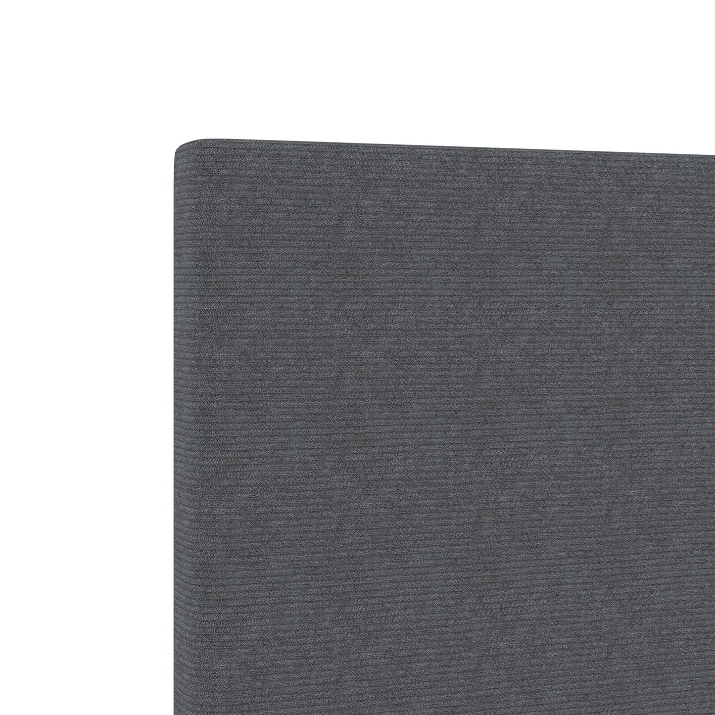 Testiera vidaXL Design Semplice Grigio Scuro 200 cm Tessuto Corduroy