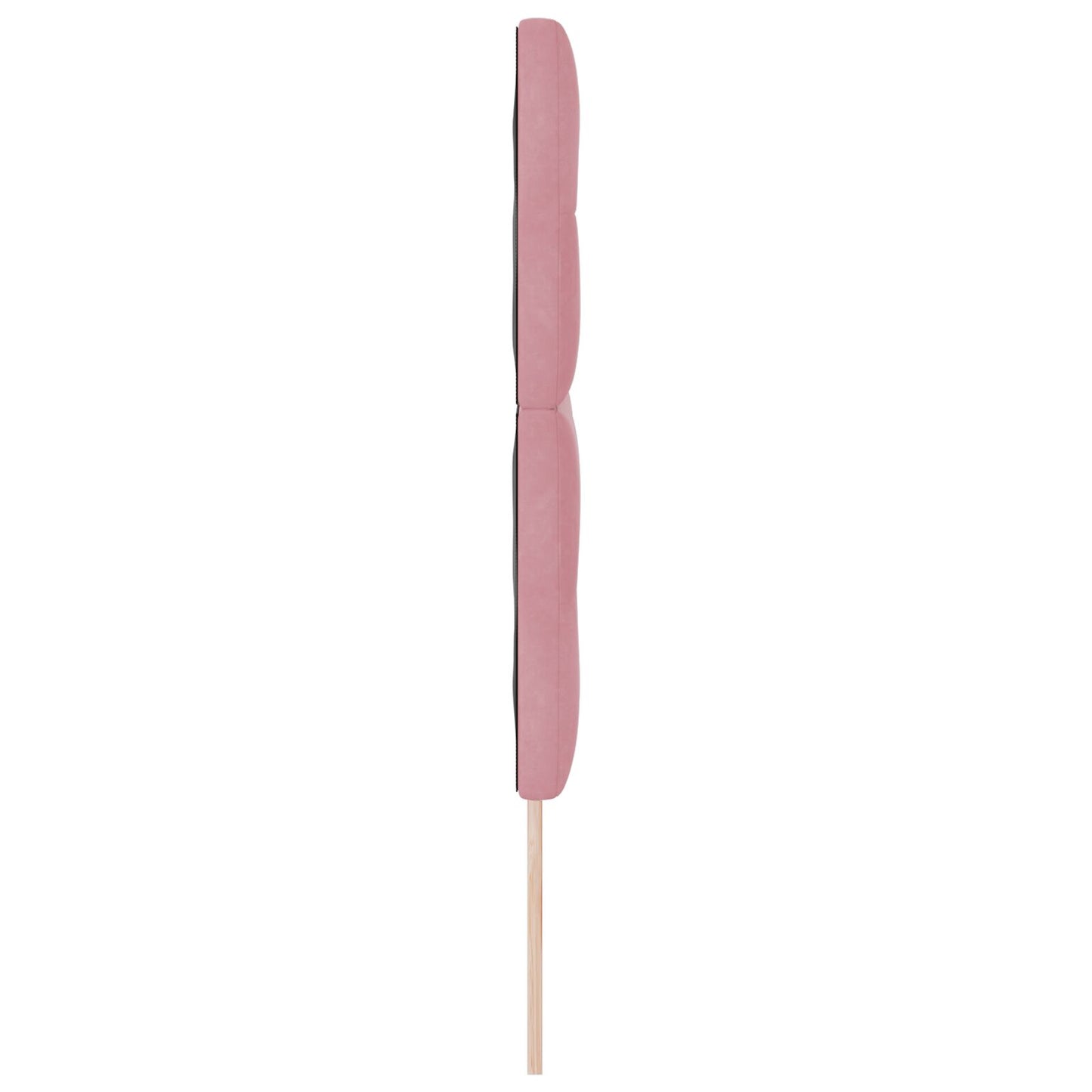 Testata LED vidaXL Rosa 72 cm Velluto